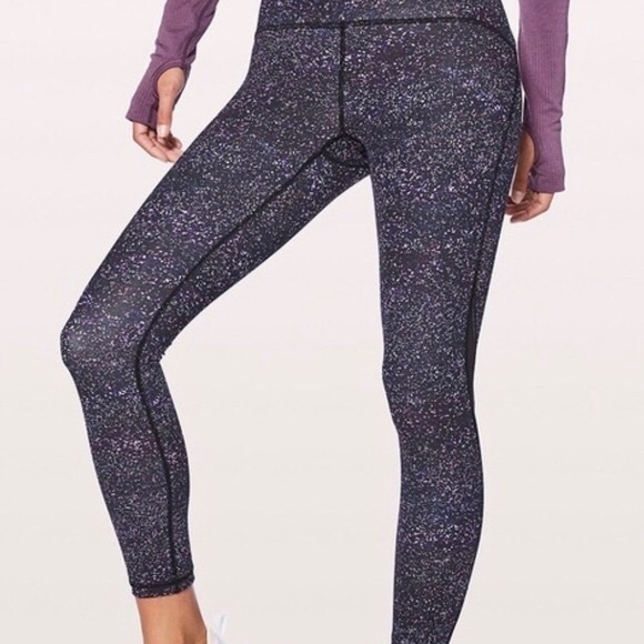 PERFECT Condition** Lululemon Wunder Under High Rise Galaxy Legging- Size 6 - Picture 6 of 7
